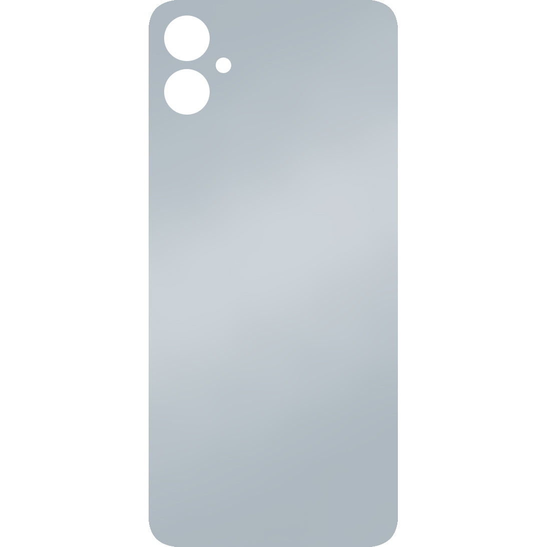 Batterijklep compatibel met Samsung Galaxy A05 A055, Zilver