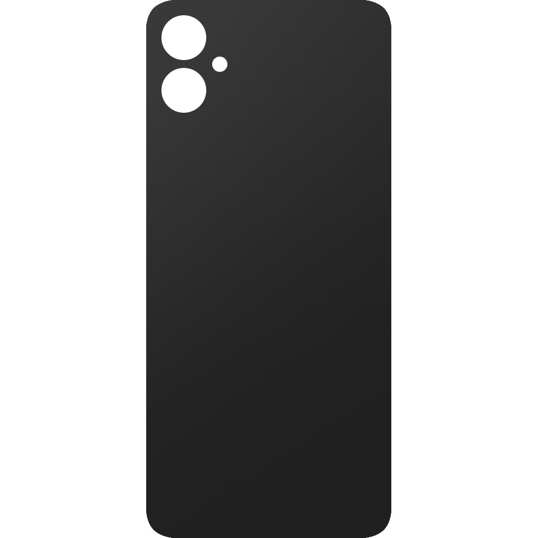 Batterijklep compatibel met Samsung Galaxy A05 A055, Zwart