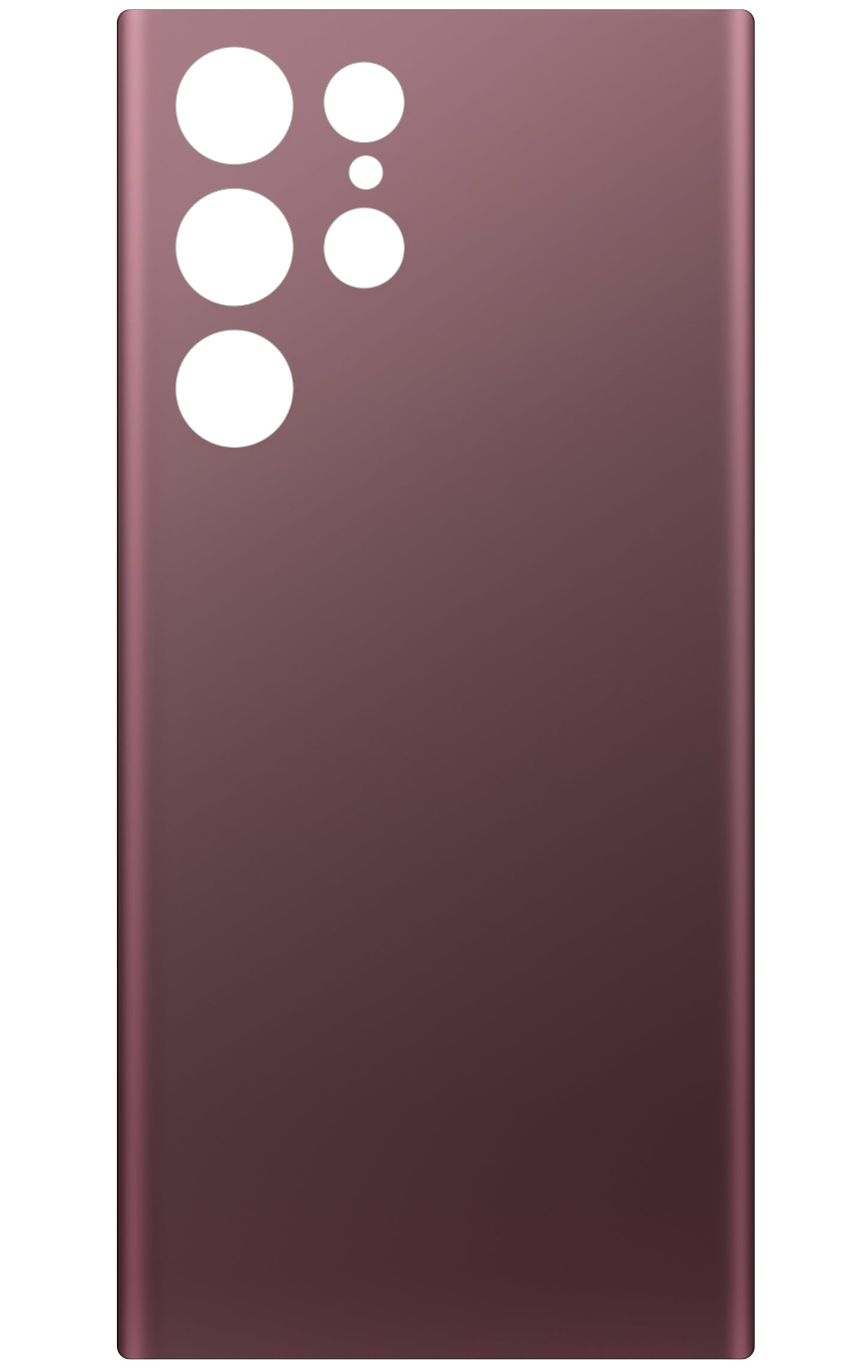 Batterijklep compatibel met Samsung Galaxy S22 Ultra 5G S908, Wijnrood
