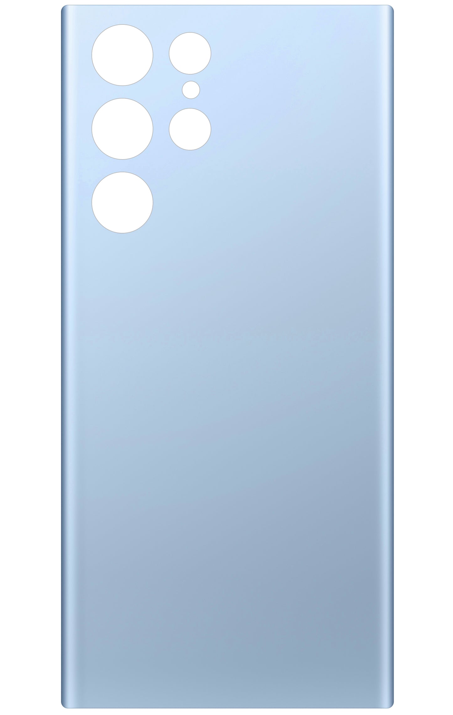 Batterijklep compatibel met Samsung Galaxy S22 Ultra 5G S908, Blauw