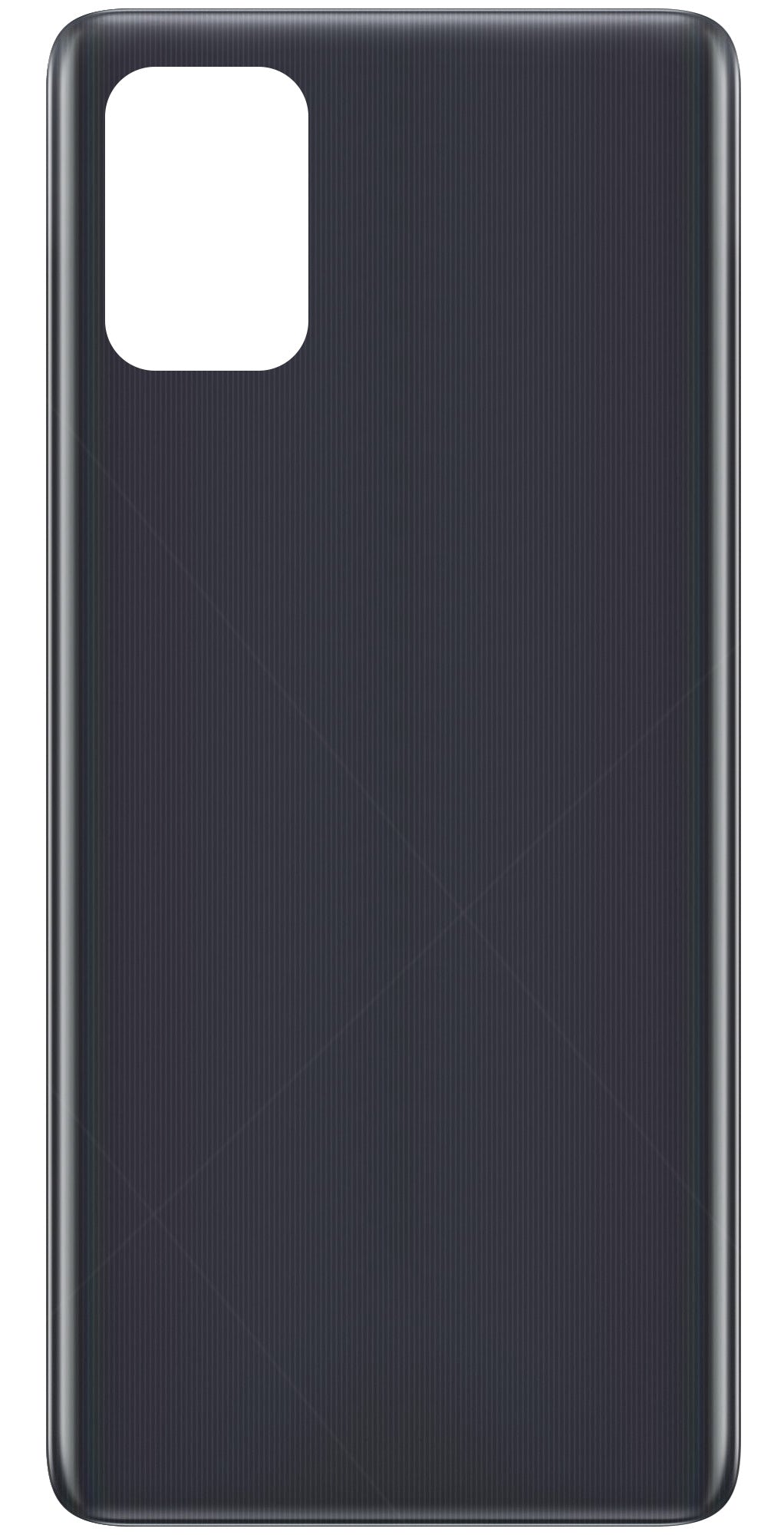 Batterijklep compatibel met Samsung Galaxy A71 A715, Zwart