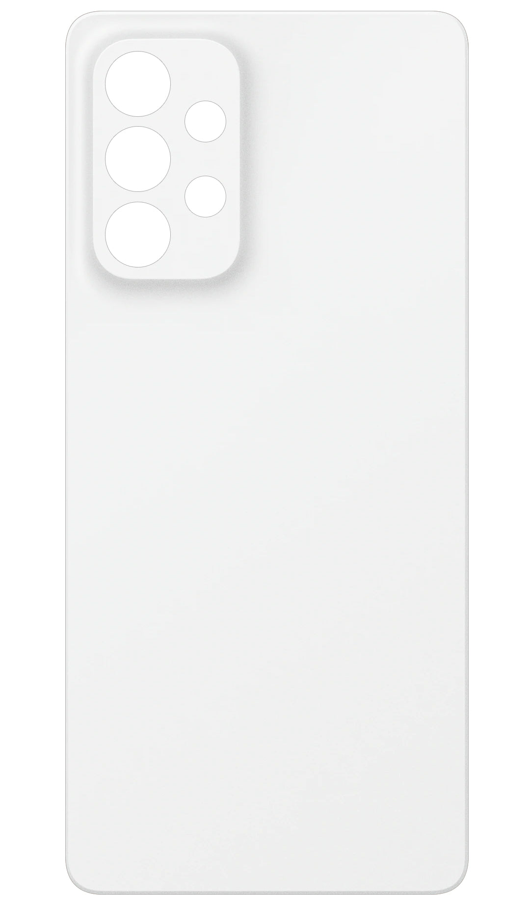 Batterijklep compatibel met Samsung Galaxy A53 5G A536, Wit