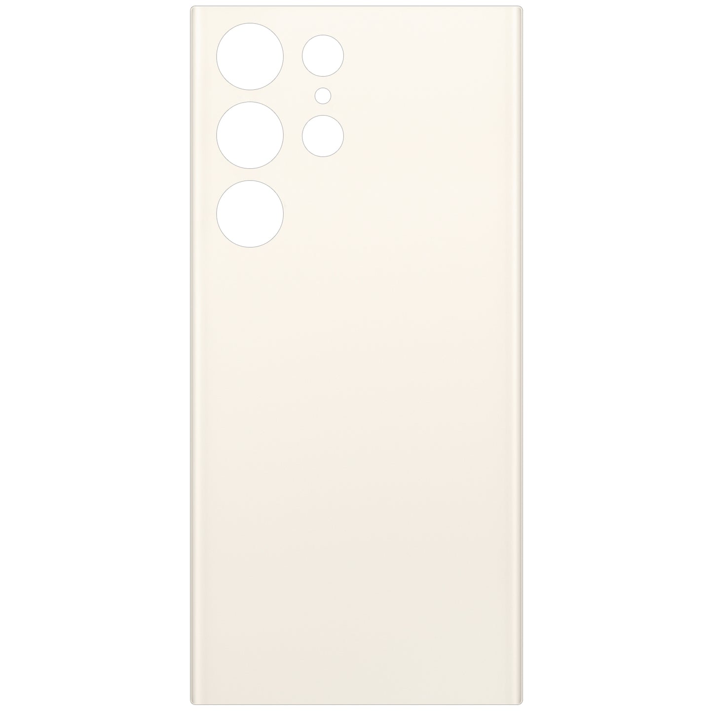 Batterijklep compatibel met Samsung Galaxy S23 Ultra S918, Wit