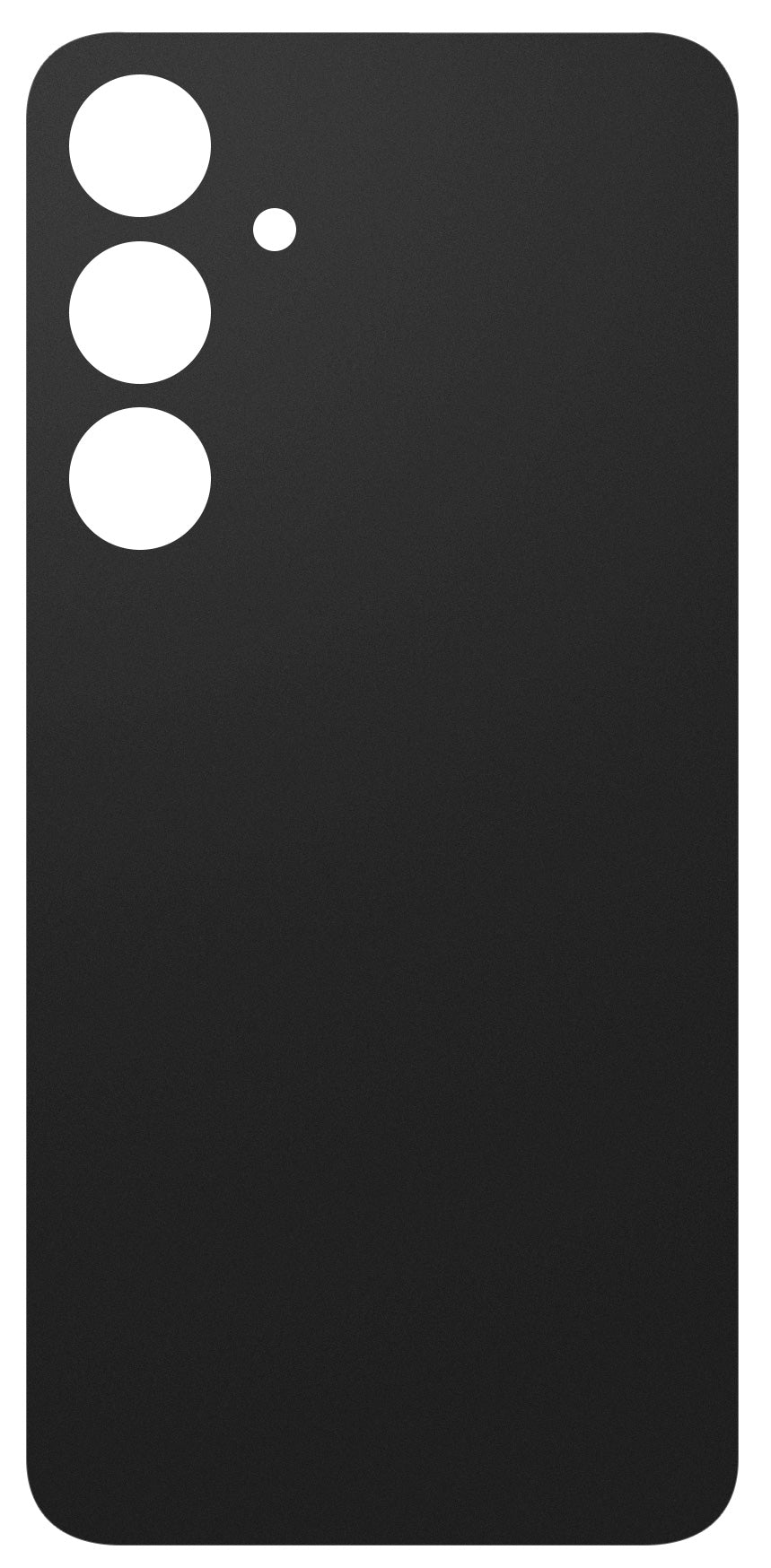 Batterijklep compatibel met Samsung Galaxy S24+ S926, Zwart