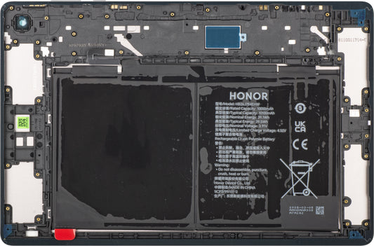 Batterijklep met Accu Honor Pad X8b, LTE-versie, Grijs (Space Gray), Service Pack 0235ASTW