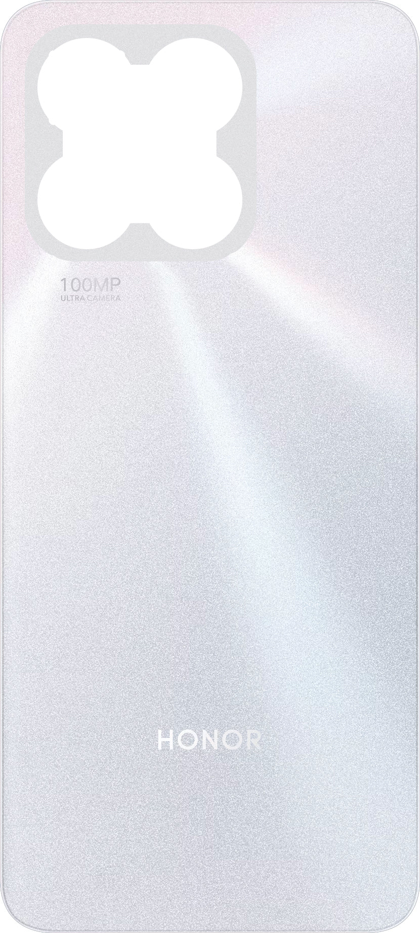 Accu Cover Honor X8a, Zilver (Titanium Silver), Service Pack 0235AEUR