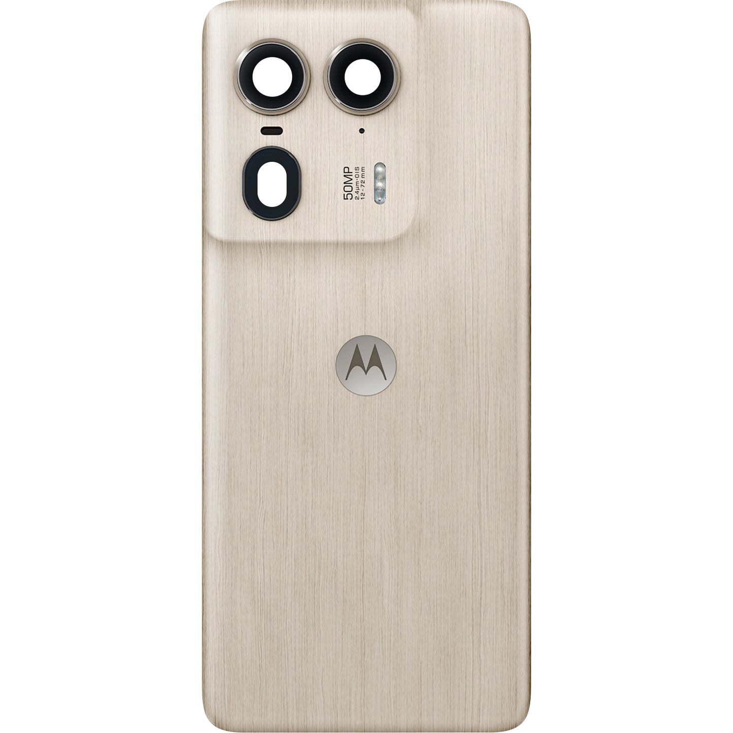 Batterijdeksel Motorola Edge 50 Ultra, Beige (Scandinavisch hout), Service Pack 5S58C24472