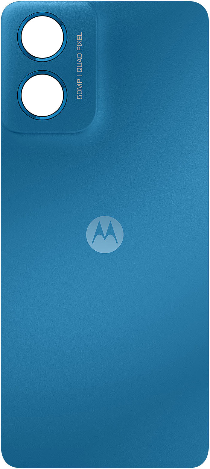 Batterijdeksel Motorola Moto G04s, Blauw (Satin Blue), Service Pack 5S58C24269