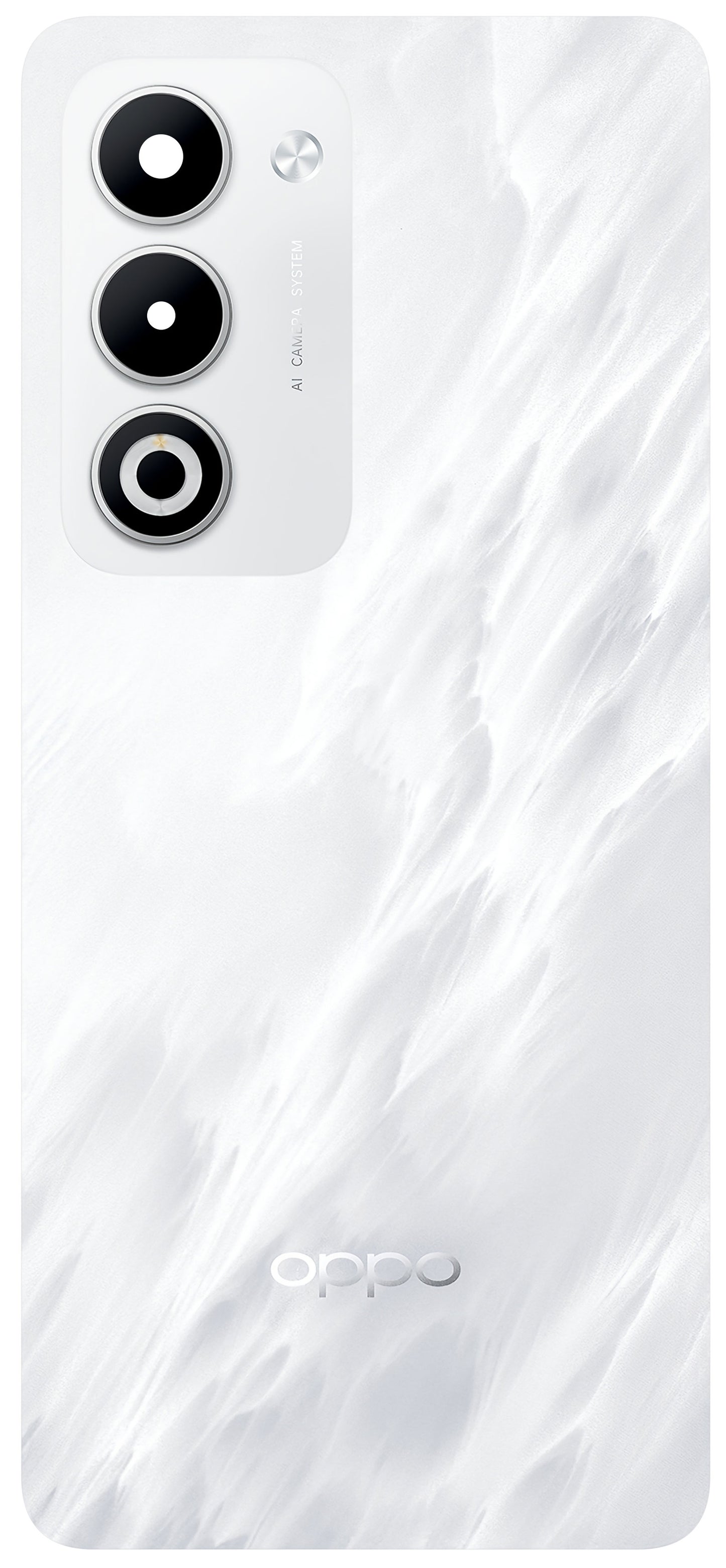 Batterijdeksel Oppo A5 4G, Wit (Mist White), Service Pack 621033000658