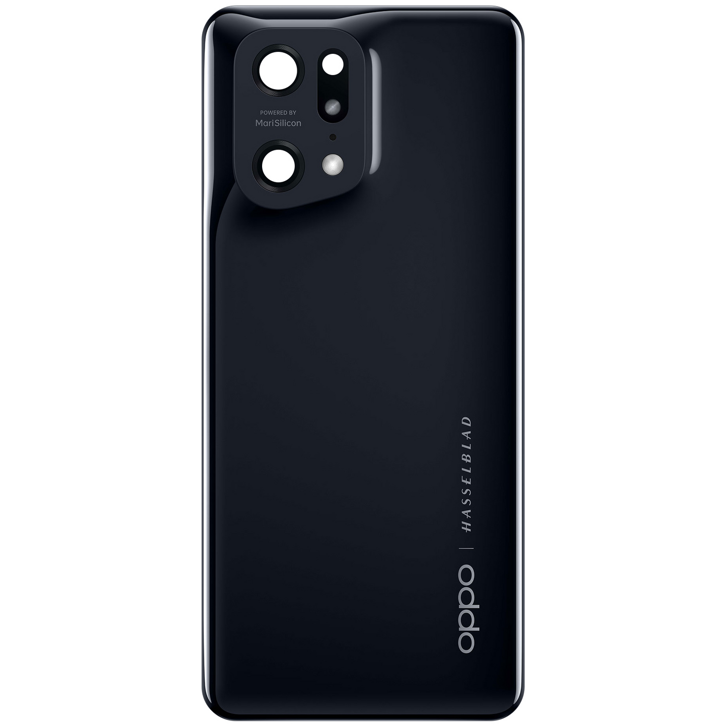 Batterijklep Oppo Find X5 Pro, Zwart (Keramisch Zwart), Swap 4150009