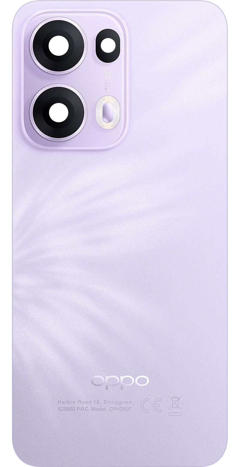 Batterijdeksel Oppo Reno13 Pro, Paars (Plume Purple), Service Pack 621033000470