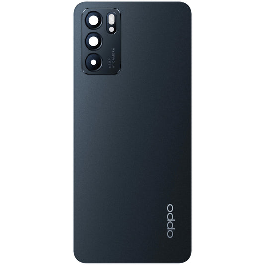 Batterijdeksel Oppo Reno6 5G, zwart (Stellar Black), Service Pack 4907797