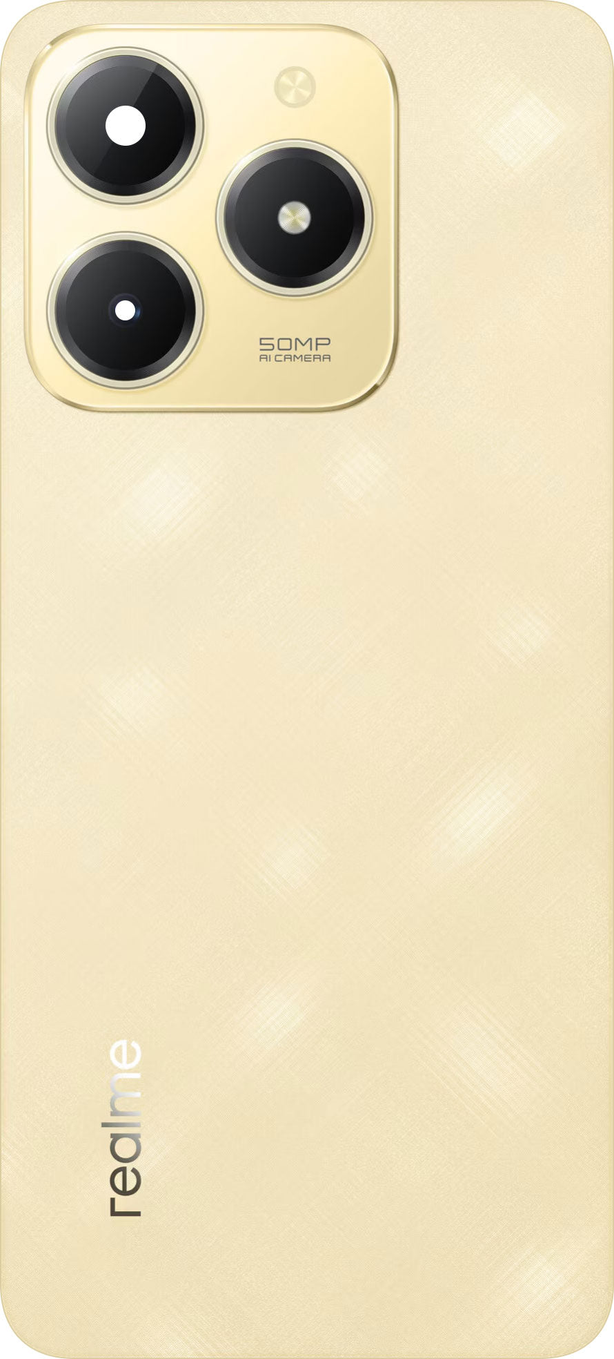 Batterijdeksel Realme C61, Goud (Sparkle Gold), Service Pack 621033000307