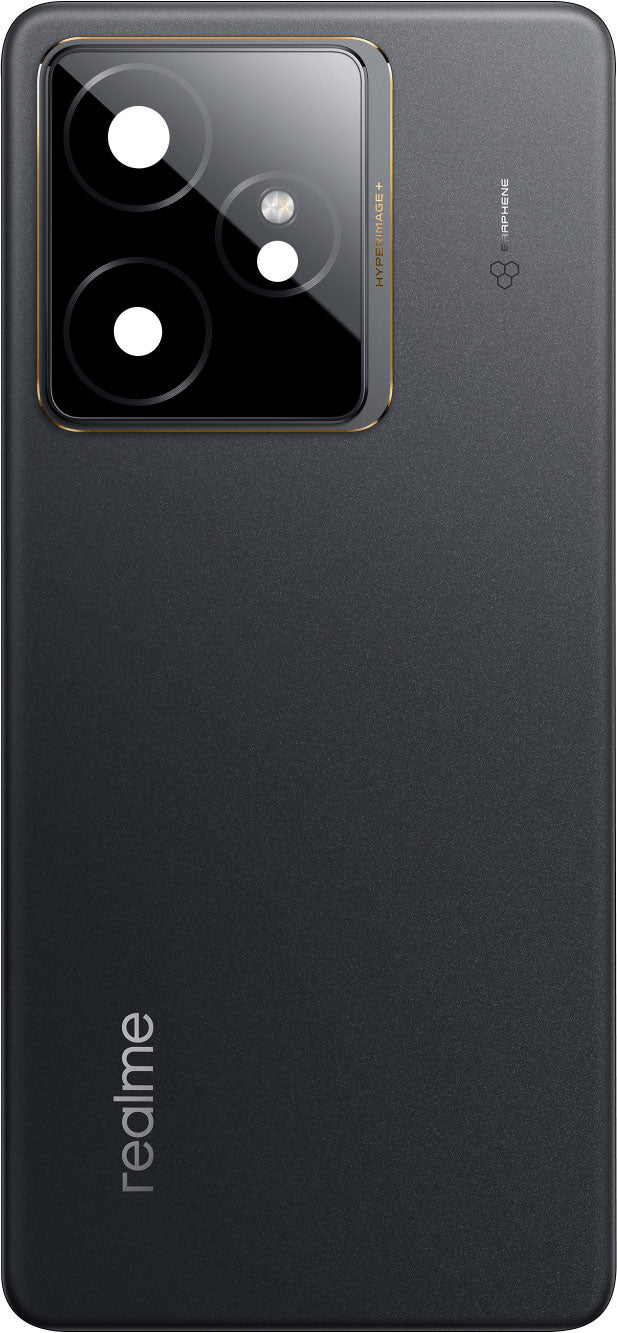 Batterijdeksel Realme GT 7, Zwart (IceSense Black), Service Pack 621033000618
