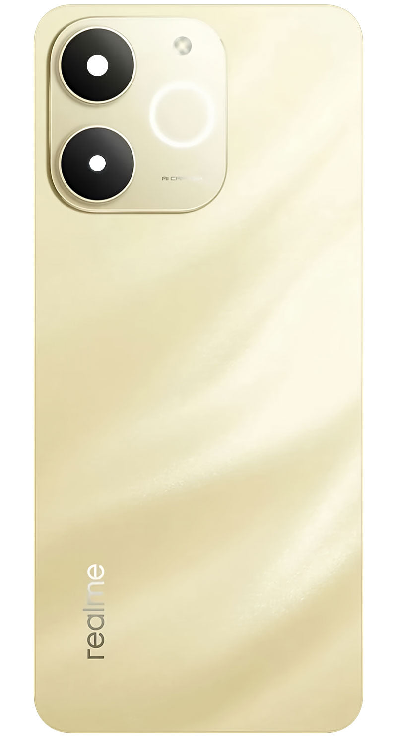 Batterijdeksel Realme Note 70T, Goud (Beach Gold), Service Pack 621033000697
