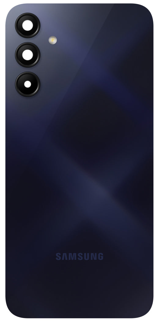 Batterijdeksel Samsung Galaxy A15 A155, Paars (Dapper Zwart), Swap