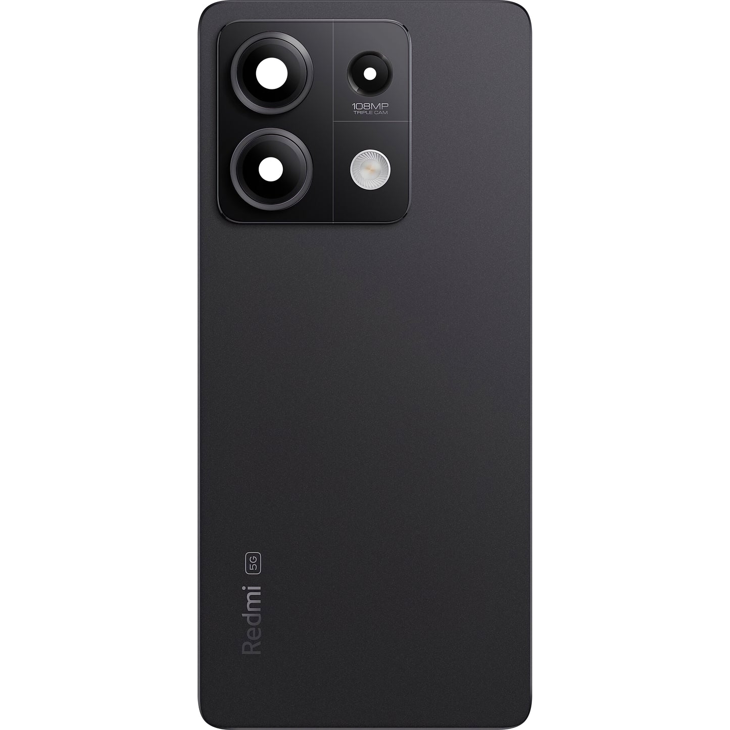 Batterijdeksel Xiaomi Redmi Note 13 5G, Stealth Black, Service Pack 5600160N1700
