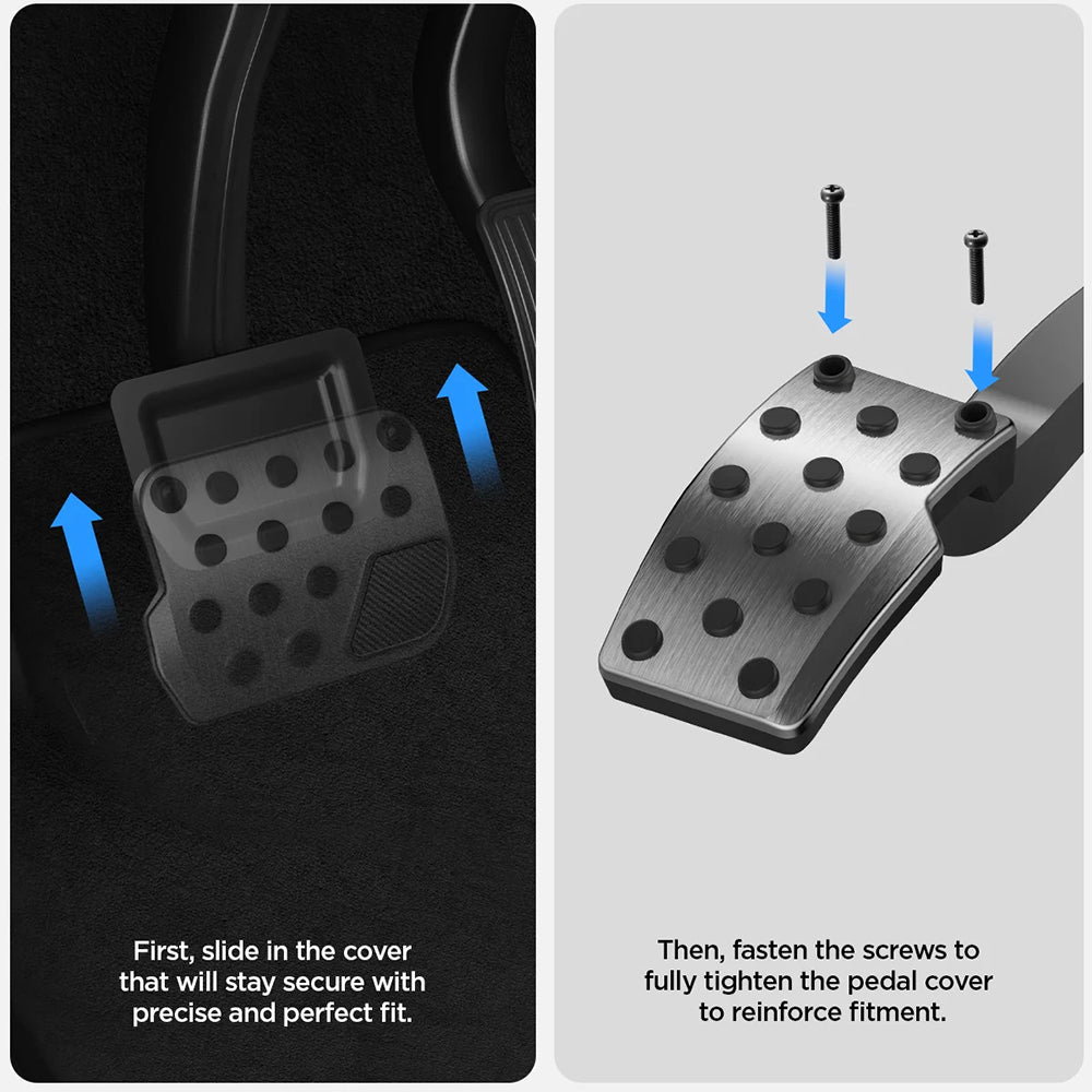 Spigen Stuttgart Auto Pedaalhoezen TO200 voor Tesla Y / 3 ACP04510