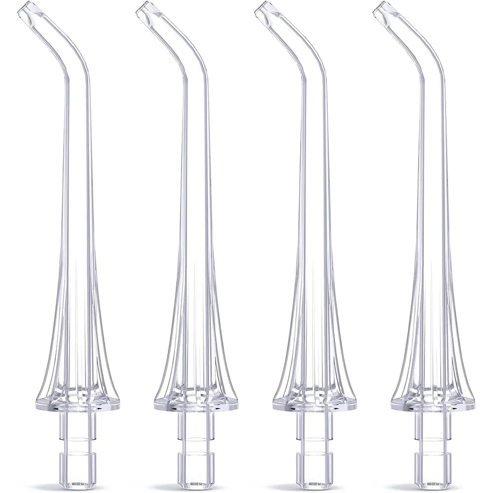 Reservekop voor Bitvae C2 / F30 / 304 mondirrigator, set van 4 stuks, transparant