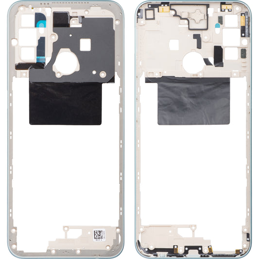 Middenbehuizing Oppo A52, Wit