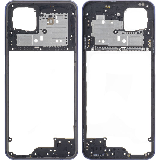 Oppo A92s Middelste Hoesje Oppo A92s, Zwart