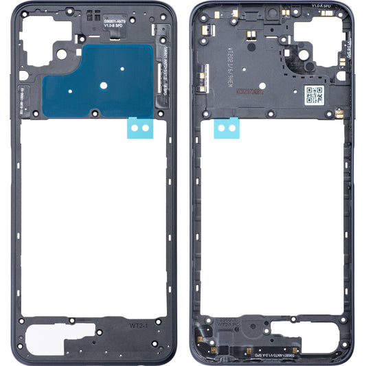 Mijloc Hoesje Samsung Galaxy A22 5G A226, Zwart