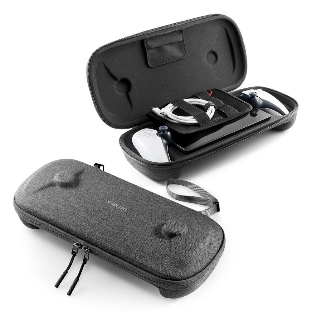 Spigen Klasden Beschermhoes voor Sony Playstation Portal Remote Player, Grijs