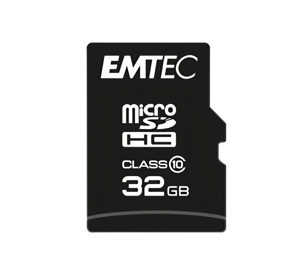 Geheugenkaart microSDHC Emtec C10 Classic, 32Gb, Klasse 10, Met Kaartlezer en Adapter ECMSDM32GHC10CGRA2
