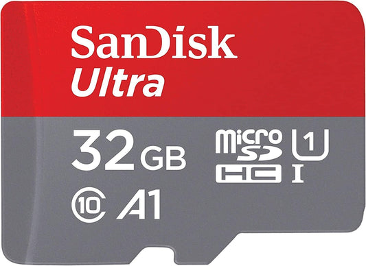 SanDisk Ultra microSDHC-geheugenkaart, 32Gb, Klasse 10 / UHS-1 U1 SDSQUA4-032G-GN6MN SDSQUA4-032G-GN6MN