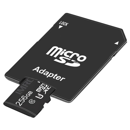 Imro microSDXC Geheugenkaart, 256Gb, Klasse 10 / UHS-1 U3, Met Adapter