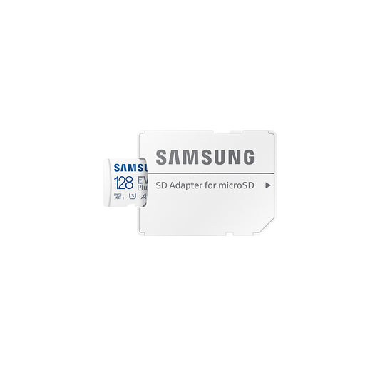 Geheugenkaart microSDXC Samsung Evo Plus, 128Gb, Klasse 10 / UHS-1 U3, Met Adapter MB-MC128SA/EU MB-MC128SA/EU