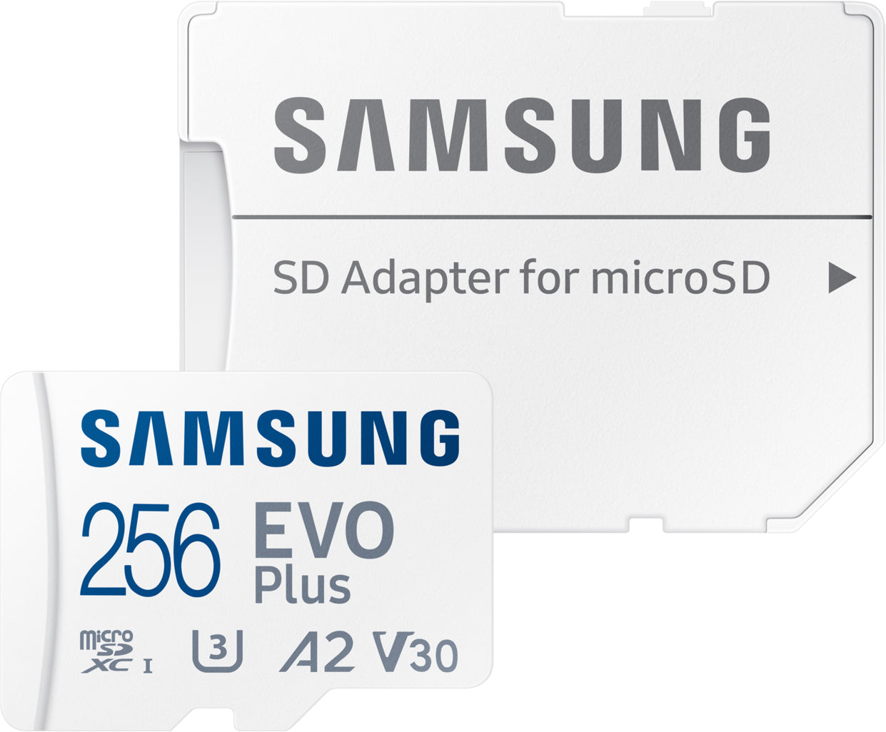 Samsung Evo Plus microSDXC-geheugenkaart, 256Gb, Klasse 10 / UHS-1 U3, Met Adapter MB-MC256SA/EU
