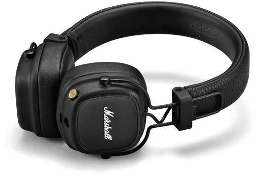 Handsfree Bluetooth Marshall Major IV, A2DP, Zwart