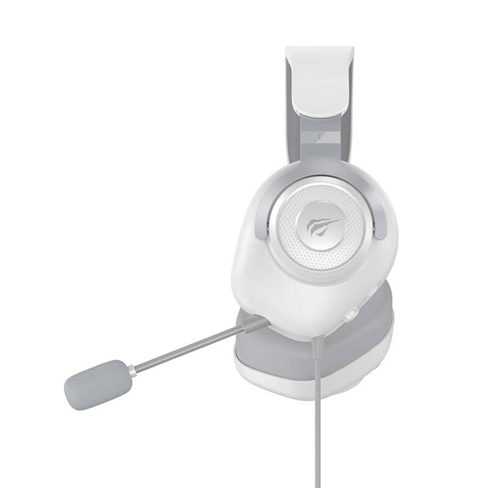 Gaming Headset 3.5mm HAVIT H2230d, 1.8m, Wit