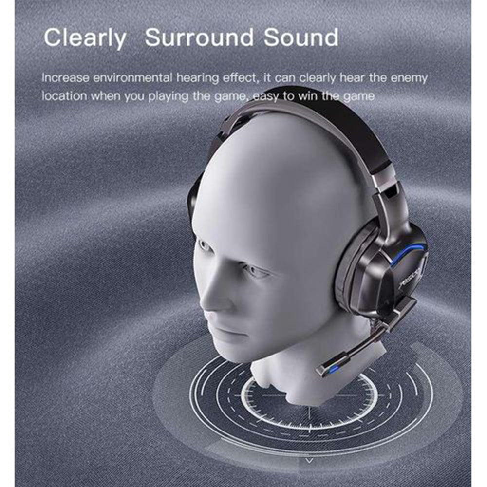Gaming Headset 3.5mm Yesido EK01, RGB, 1.2m, Zwart
