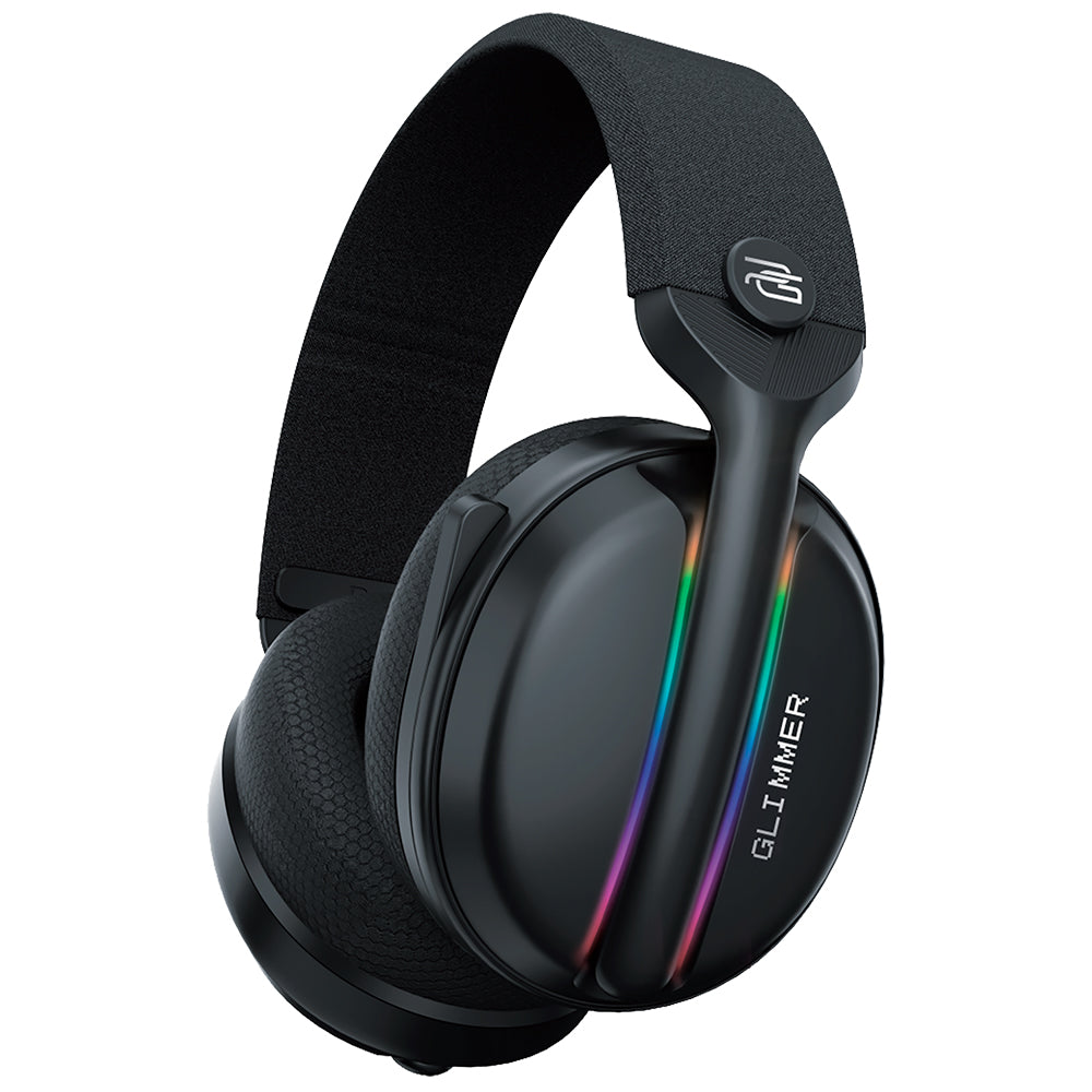 Gaming Headset Wireless Proove Glimmer, RGB, BT / Wi-Fi / Bedraad, Zwart Paars WHGL00022016