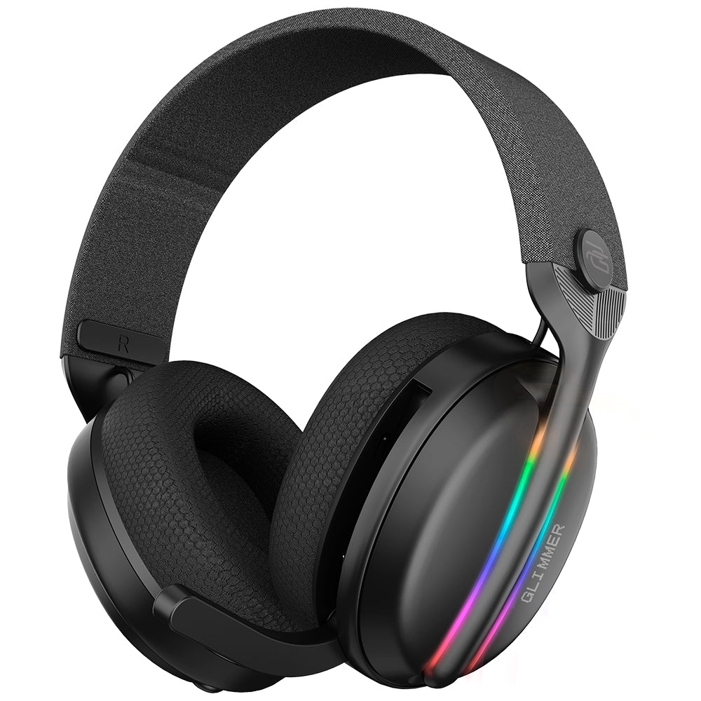 Gaming Headset Wireless Proove Glimmer, RGB, BT / Wi-Fi / Bedraad, Zwart Paars WHGL00022016
