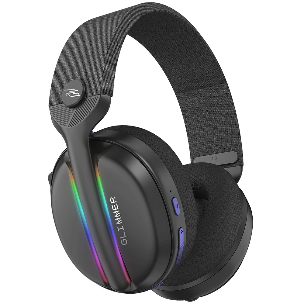Gaming Headset Wireless Proove Glimmer, RGB, BT / Wi-Fi / Bedraad, Zwart Paars WHGL00022016