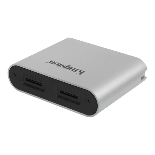 Kingston Workflow USB 3.2 kaartlezer, dual microSD, grijs WFS-SDC