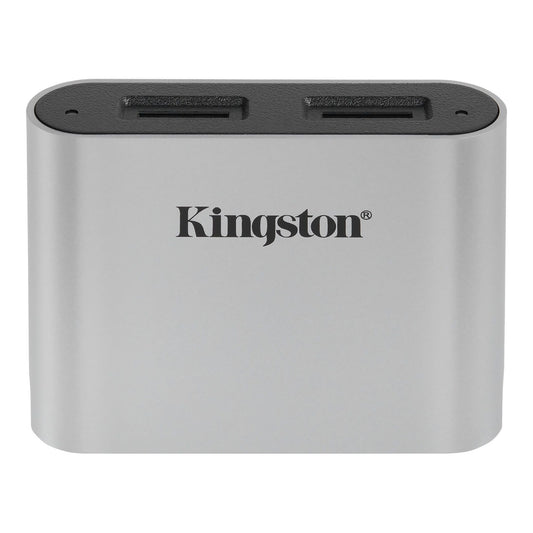 Kingston Workflow USB 3.2 kaartlezer, dual microSD, grijs WFS-SDC