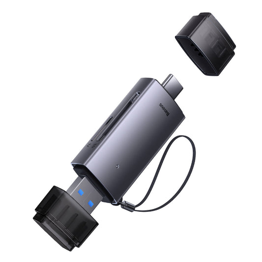 Kaartlezer USB / USB-C Baseus Lite, SD - microSD, Grijs WKQX060113