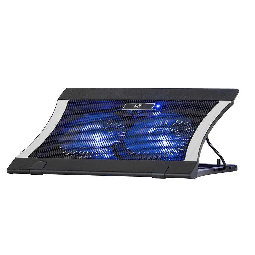 Cooler HAVIT F2051 voor Laptop 9inch - 17inch, Zwart