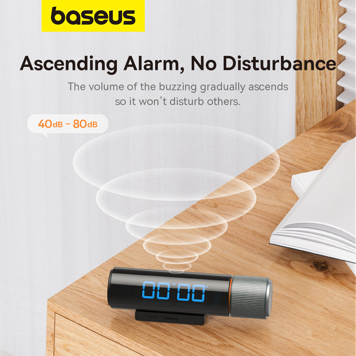 Timer Temporizator Baseus Heyo, Zwart L60448003111-00