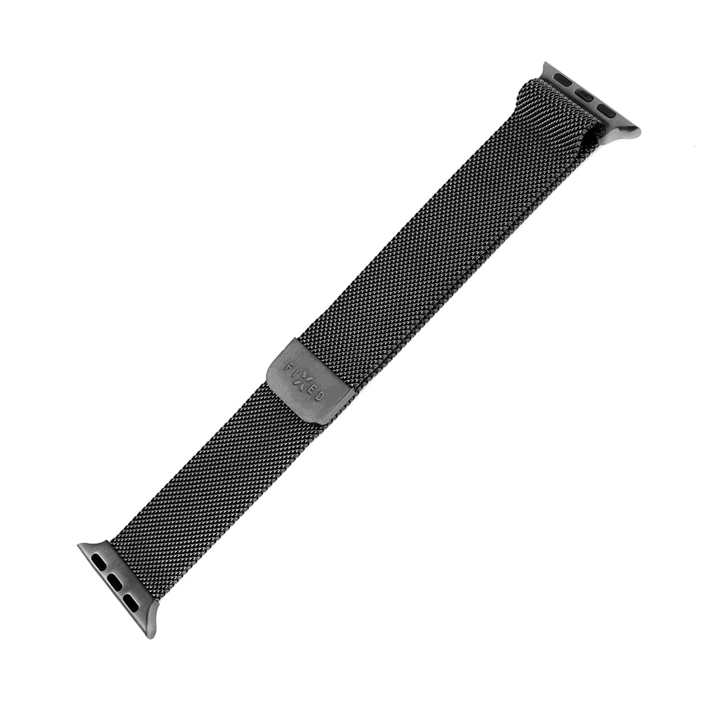 Fixed Mesh band voor Apple Watch 42mm / 41mm / 40mm / 38mm Series, Zwart