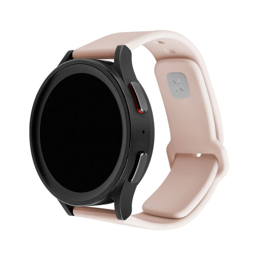 Fixed Silicone Sporty Band voor Samsung Galaxy Watch / Huawei Watch Series, 20mm, Roze