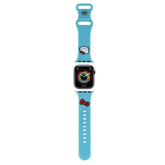 Hello Kitty Siliconen Kitty Head band voor Apple Watch 42mm / 41mm / 40mm / 38mm Series, Blauw