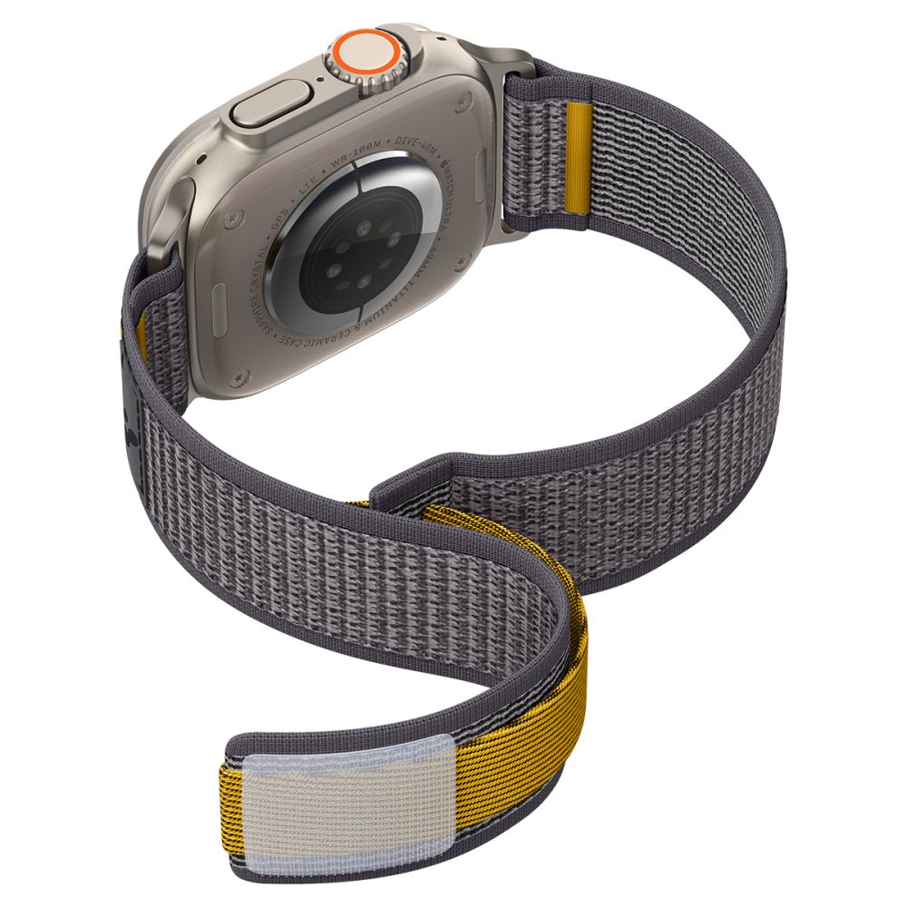 Spigen Athlex Air band voor Apple Watch 49mm / 46mm / 45mm / 44mm Series, Gri