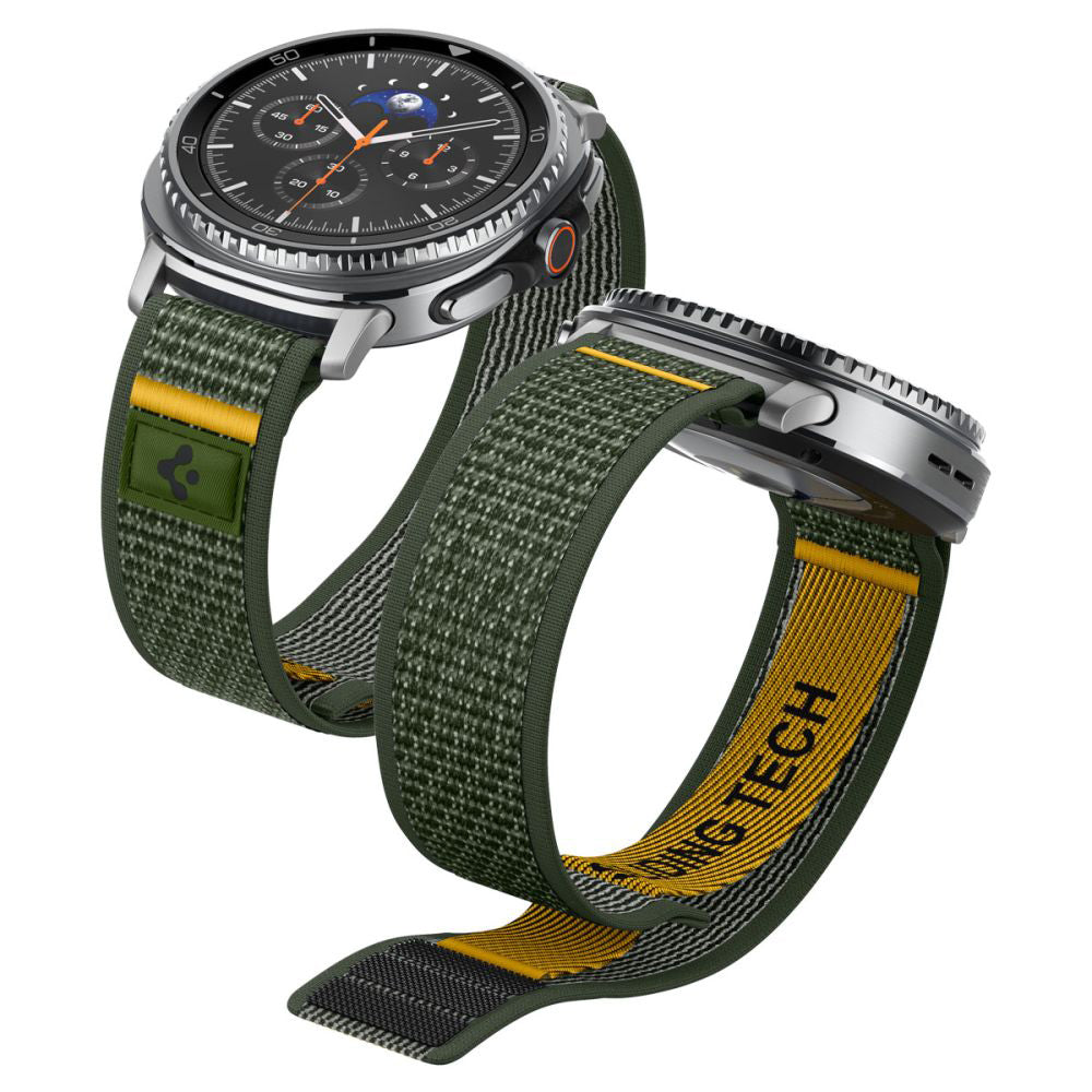 Spigen Athlex Air band voor Samsung Galaxy Watch8 / Watch8 Classic Series, Groen AMP10113