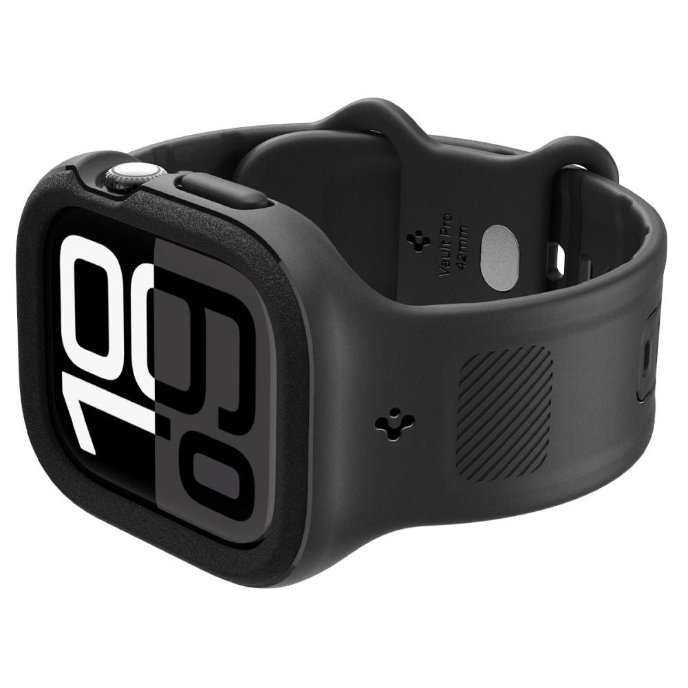 Spigen Caseology Vault Pro band voor Apple Watch Series 10 / 11 46mm, Mat Zwart