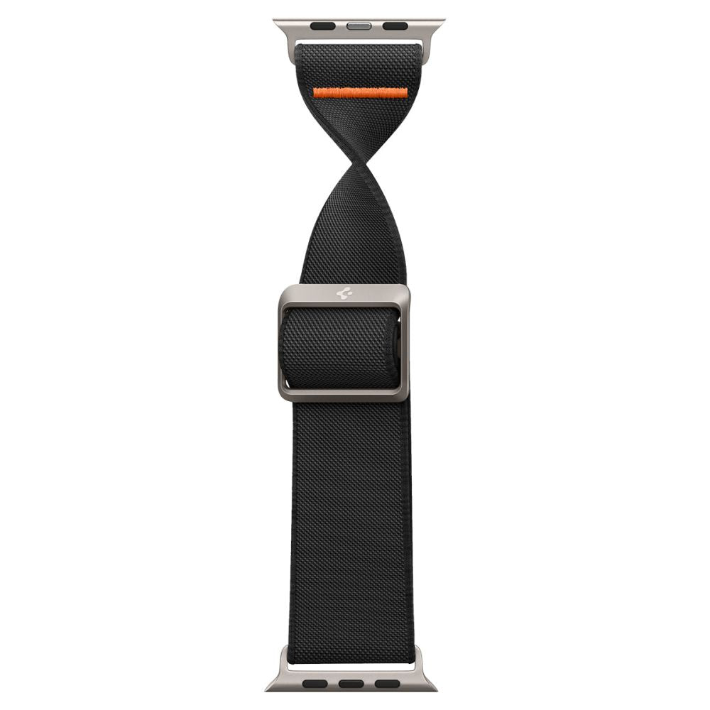 Spigen Fit Lite Ultra band voor Apple Watch 49mm / 46mm / 45mm / 44mm / 42mm Series, Zwart AMP05983